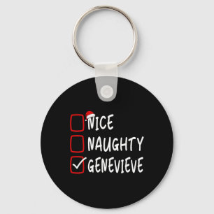 Llavero Naughty Genevieve Navidades de nombres personaliza