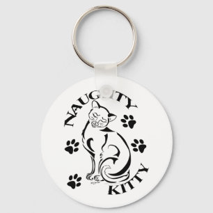 Llavero Naughty Kitty Keychain