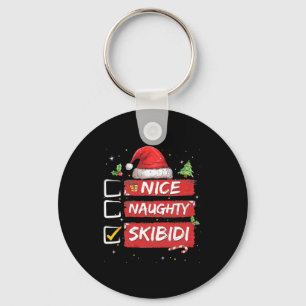 Llavero Naughty Skibidi List Santa Claus Sarcástico
