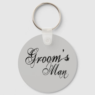 Llavero Naughy Grunge Script - El hombre negro de Groom