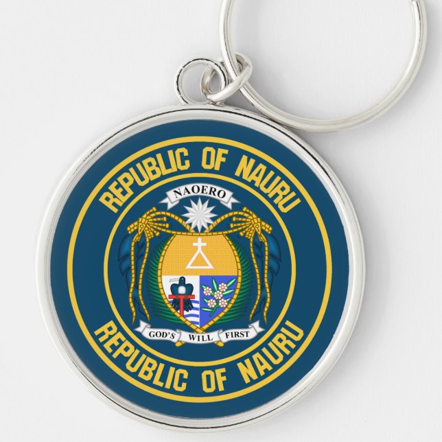 Llavero Nauru Round Emblem (Frente)