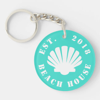 Llavero Nautical Ocean Beach House | Su texto