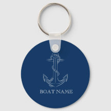 Nautical Spirit Anchor Navy Blue 