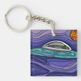 Llavero Nave espacial alienígena UFO paranormal UAP