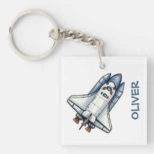Llavero Nave Espacial de Dibujos Animados Personalizada