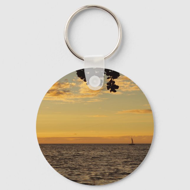 Llavero Navegando al atardecer (Anverso)