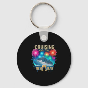 Llavero Navegando hacia el nuevo año 2026 crucero al atard