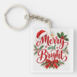 Llavero Navidad Alegre y Brillante