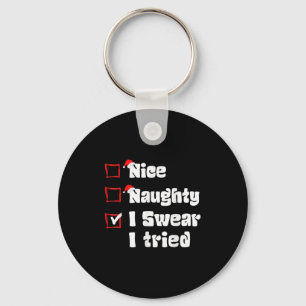 Llavero Navidad Bonito Travieso Juro Que Lo Intenté Lista 