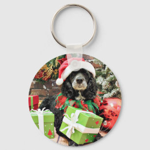 Llavero Navidad - Cockapoo - Baxter