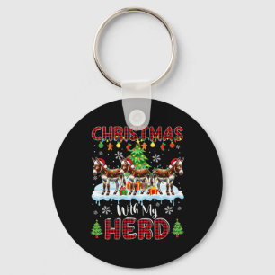 Llavero Navidad Con Mi Rebaño Tres Burros De Santa Granjer
