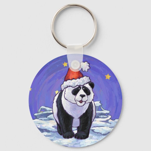 Llavero Navidad del Oso Panda (Anverso)