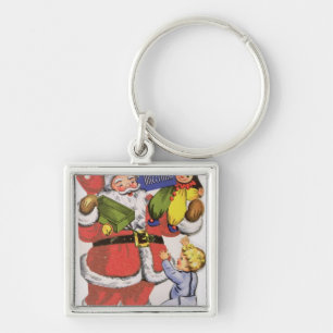 Llavero Navidad del padre, tarjeta de Navidad del