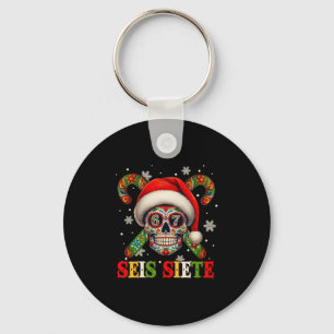 Llavero Navidad Dia De Los Muertos Azúcar Calavera Seis Si