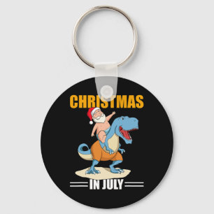 Llavero Navidad Dinosaurio Verano Navidad En Julio Santa E