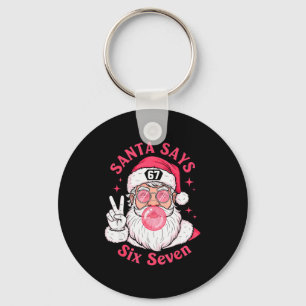 Llavero Navidad Divertida 67 Meme Rotura Cerebral Santa Cl