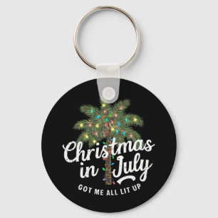 Llavero Navidad en Julio Me Tiene Todo Encendido