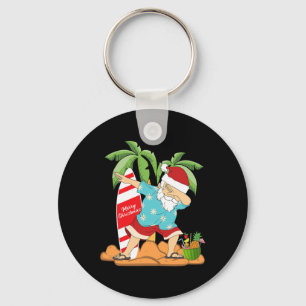 Llavero Navidad En Julio Santa Dabbing De Verano Sandía