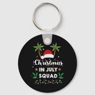 Llavero Navidad En Julio Squad Divertido Verano Xmas Santa