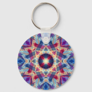 Llavero Navidad estrella jolly azul diversión morado amari