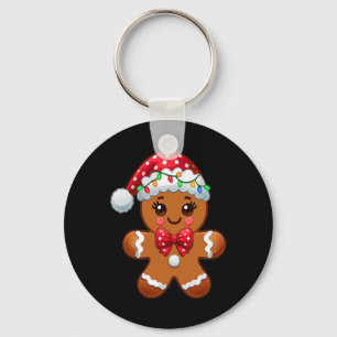 Llavero Navidad Fiesta Dulce Hombre de Jengibre Rey Amante