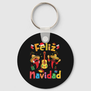 Llavero Navidad Fiesta mexicana de guitarra de pimienta ca
