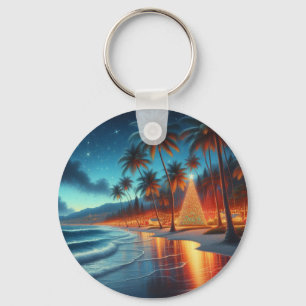 Llavero Navidad hawaiana/tropical