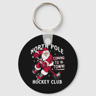 Llavero Navidad Hockey Polo Norte Llegando a la Ciudad