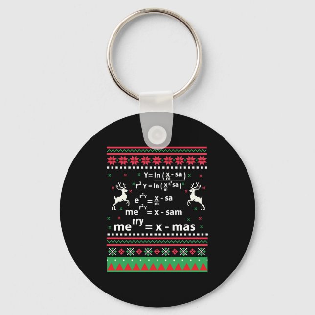 LLAVERO NAVIDAD MATEMÁTICA (Anverso)
