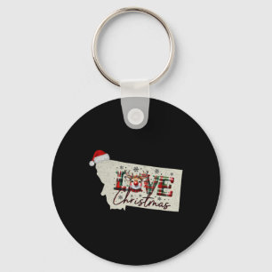 Llavero Navidad Montana Mapa del Estado de Montana Navidad