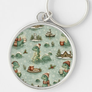 Llavero Navidad Nessie Monstruo del Lago Ness Acogedores C