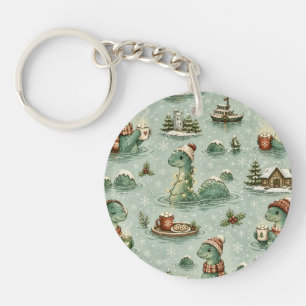 Llavero Navidad Nessie Monstruo del Lago Ness Acogedores C