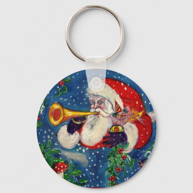 LLAVERO NAVIDAD NOCHE / SANTA BUGLER (Anverso)