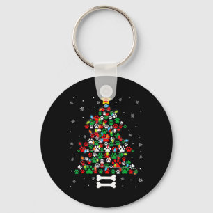 Llavero Navidad Perrito Patas Arbol de Navidad Divertido P
