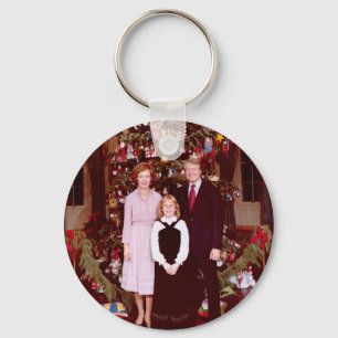 Llavero Navidad Presidente James Jimmy Carter Casa Blanca