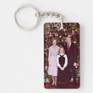 Llavero Navidad Presidente James Jimmy Carter Casa Blanca