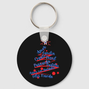Llavero Navidad puertorriqueña Feliz Navidad 