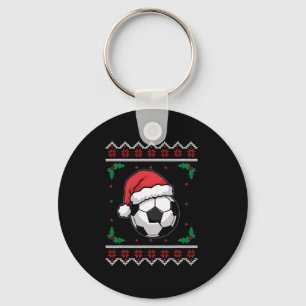 Llavero Navidad Santa Fútbol Xmas Feo Fútbol Niños Niño Y