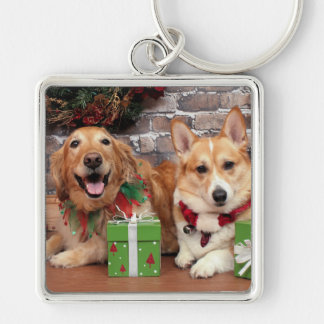 Llavero Navidad - Sidney de oro - Corgi caloría