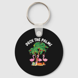 Llavero Navidad Tropical Florida Flamingo Decorar Las Palm