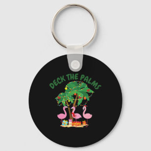 Llavero Navidad Tropical Florida Flamingo Decorar Las Palm
