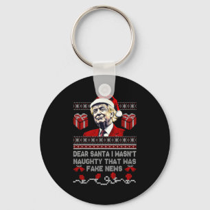 Llavero Navidad Trump Querido Santa Noticias Falsas Divert