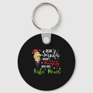 Llavero Navidad Trump Querido Santa Noticias Falsas Divert