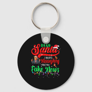 Llavero Navidad Trump Querido Santa Noticias Falsas Divert