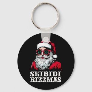 Llavero Navidad Vintage Feliz Santa Sigmas Claus Skibidi