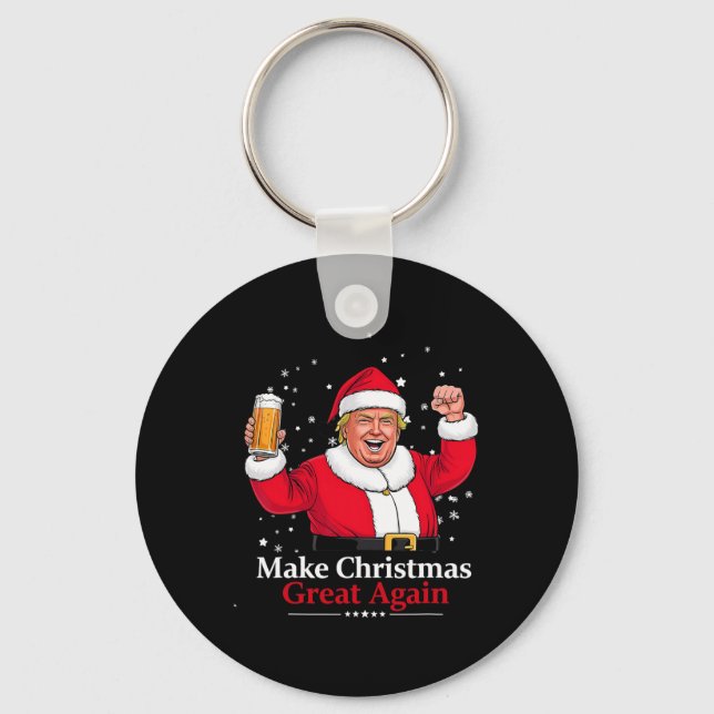 Llavero Navidades 2024 Divertidos Navidades De Trump Y Cer (Anverso)