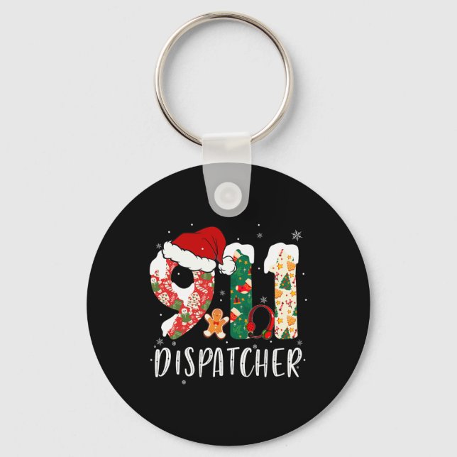 Llavero Navidades 911 Dispatcher (Anverso)
