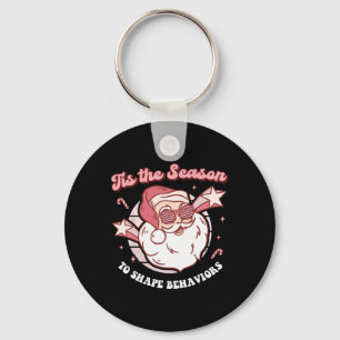 Llavero Navidades Aba Comportamiento Therapy Retro Técnico