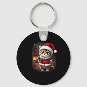 Llavero Navidades adorables Cat Santa Claus Lovely Xmas Ki