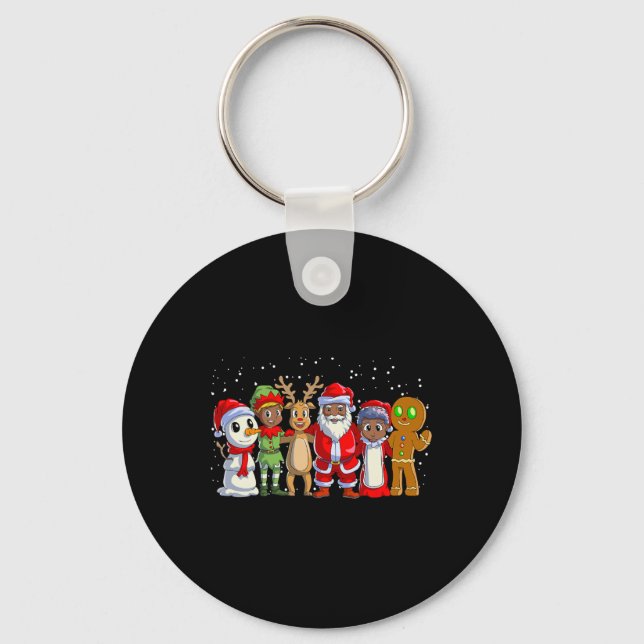 Llavero Navidades afroamericanos (Anverso)